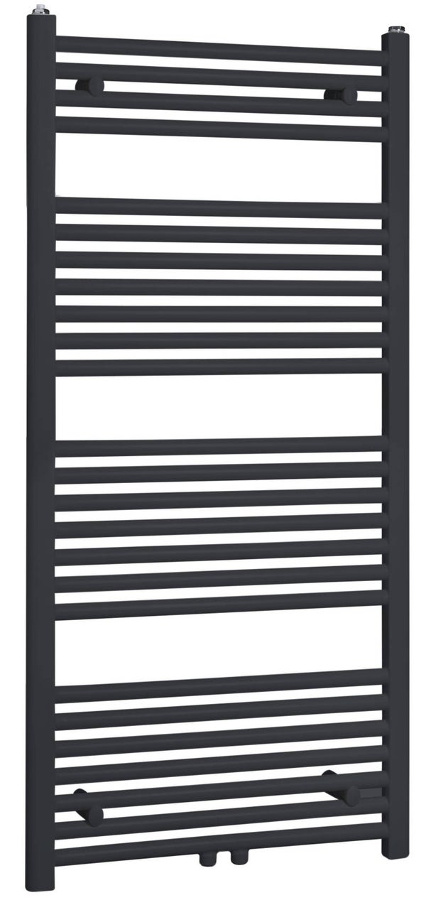 Best-Design "Zero-Black" radiator recht model 1200x600mm