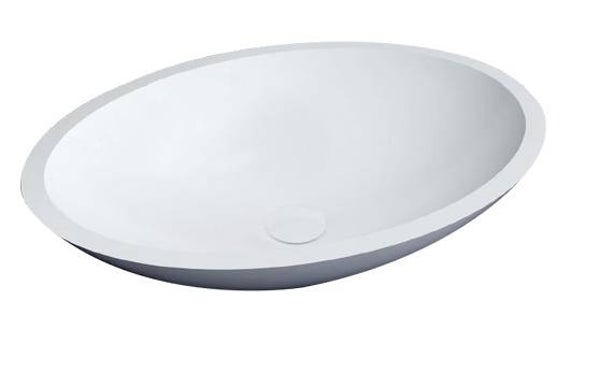 Best-Design "Epona" opbouw-waskom "Just-Solid" 52 cm Mat-Wit