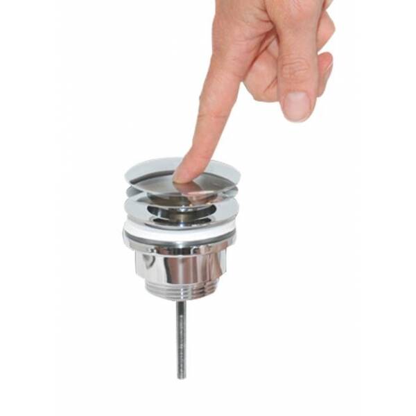 Best-Design "Laag" clic-waste z/overloop 5/4"