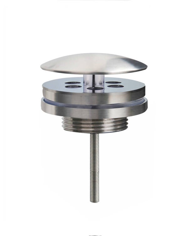 Best-Design "Low" fontein afvoer plug 5/4" Rvs look