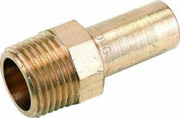 VSH Sudopress KOPER rechte koppeling, insteekkoppeling 15mm x 1/2, koper (insteek x buitendraad) 4803251