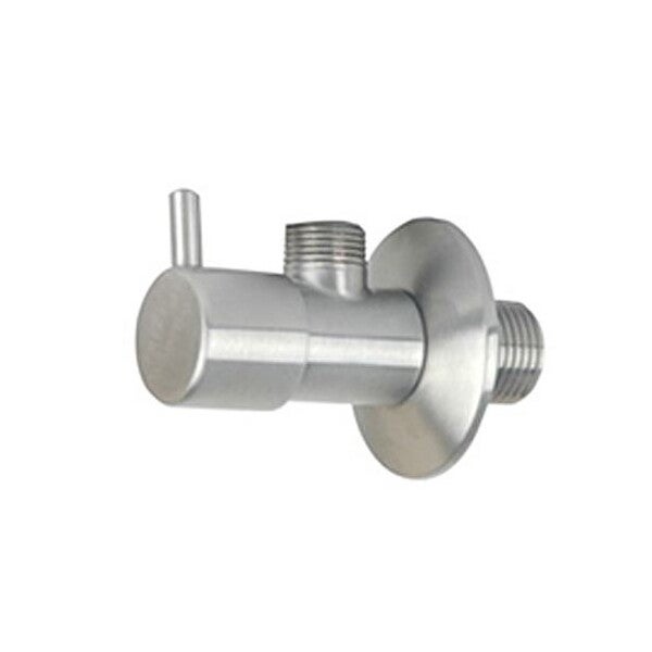 Best-Design RVS-304 "Ore" hoekstopkraan + rozet 1/2"