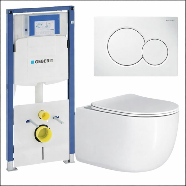 Schiphorst-Sanitair "Hav" Spinflush toiletset Mat-wit