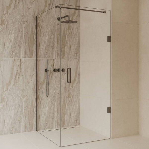 Best-Design 'Dalis-Moya-Helder' douchecabine NANO 8mm glas 90 x 80 cm