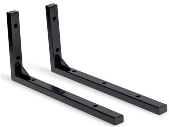 Schiphorst-Sanitair L-beugel voor "Blue-Hylde" wastafelplank Zwart