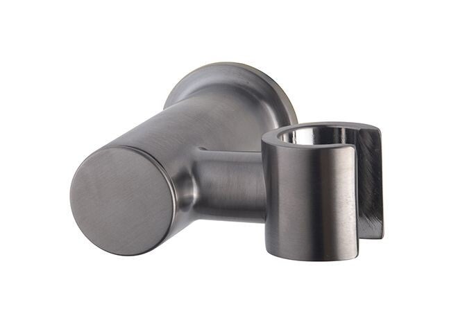 Wiesbaden "Unimatch" handdouchehouder met kantelbare opsteek Gunmetal