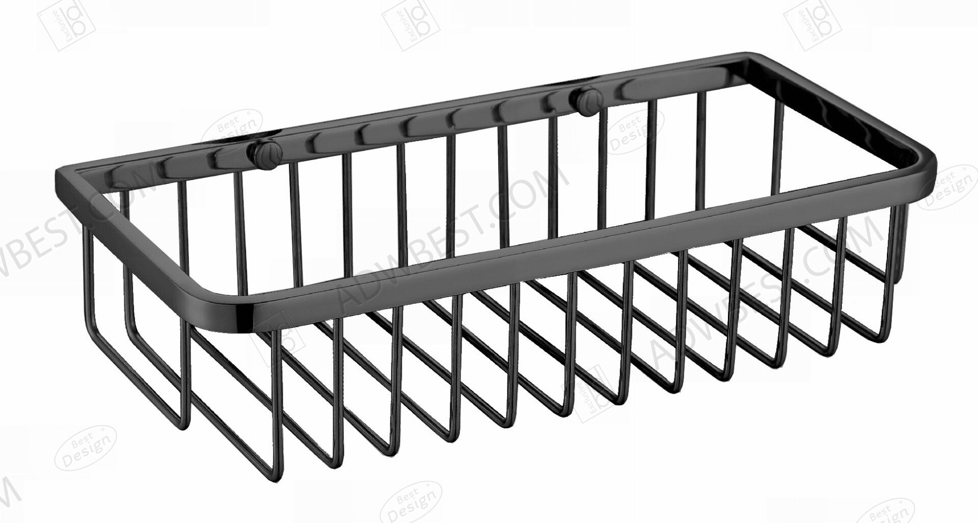 Best-Design "Moya" douche draad-opbergrek "Ouchie" Gunmetal