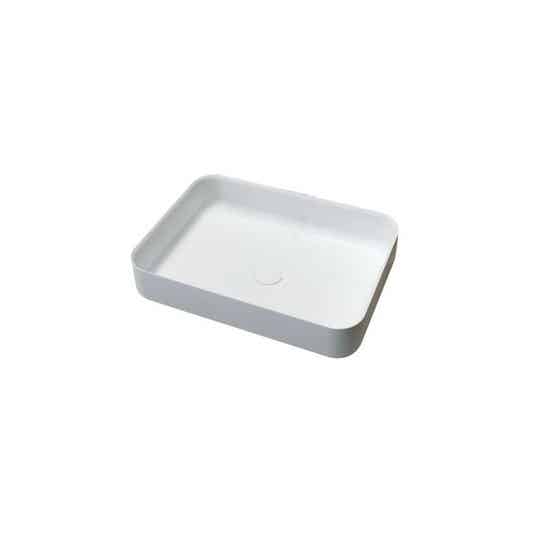 Best-Design "Dipsy" opbouw-waskom "Just-Solid" 55x40cm Mat-wit