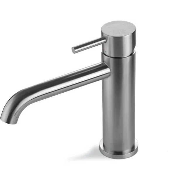 Blue-Label "Viborg-Steel" wastafelkraan RVS