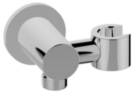 Wiesbaden "Unimatch" doucheaansluiting + kantelbare opsteek Chroom