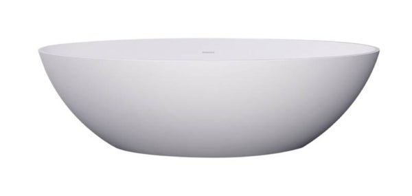 Best-Design "New-Stone" vrijstaand bad "Just-Solid" 180x85x52cm Mat-Wit