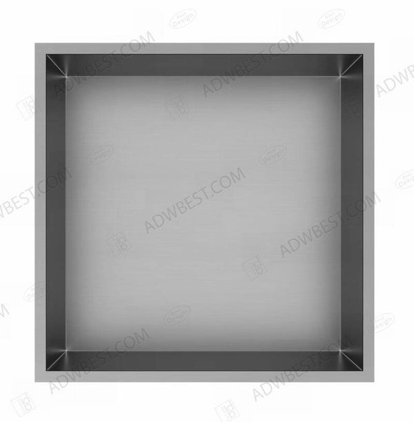 Best-Design "Ore-Kaya" inbouwnis 30.5x30.5x7 cm RVS