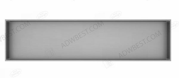 Best-Design "Ore-Elah" inbouwnis 121x28x7 cm RVS
