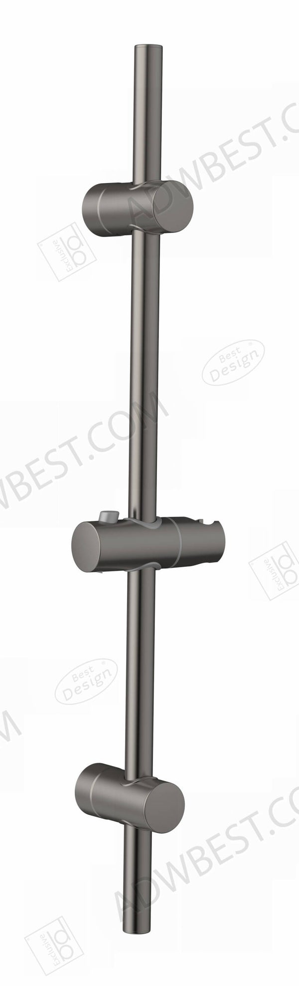 Best-Design "Moya-Vita" douche-glijstang 68 cm Gunmetal