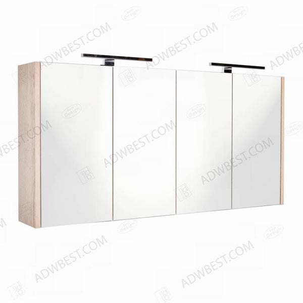 Best-Design "Happy-Halifax" MDF spiegelkast + verlichting 120x60cm