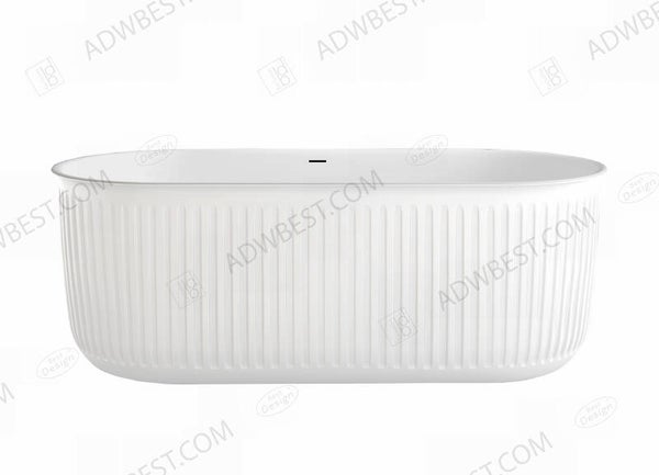Best-Design "Ribbel" vrijstaand bad 170x78x60 cm