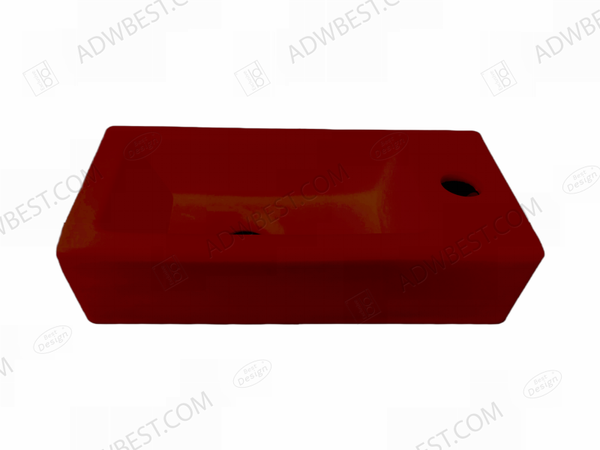 Best-Design "Farnetta" fontein Rechts 37 x 18 x 9 cm Mat-donkerrood