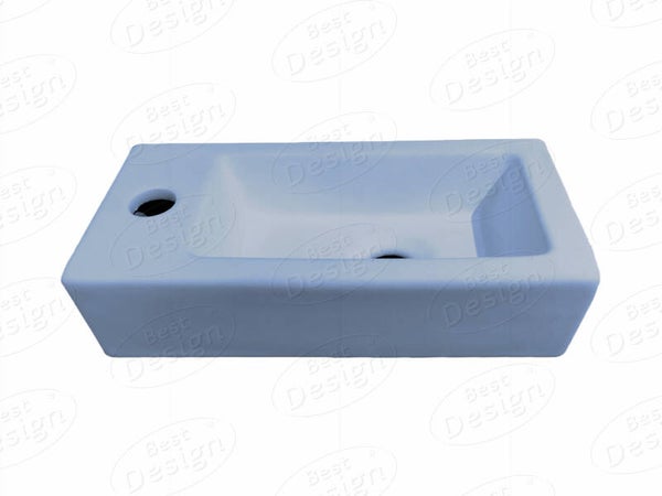Best-Design "Farnetta" fontein Links 37 x 18 x 9 cm Mat-lichtblauw