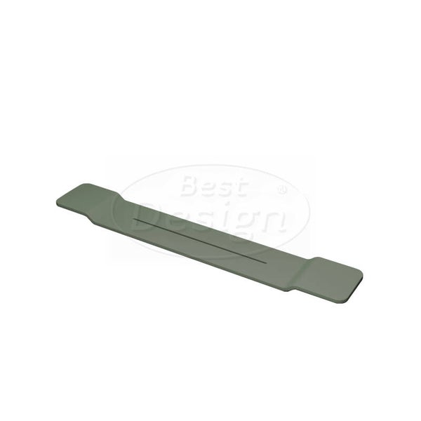 Best-Design "Hinza" badplank solid-surface army green 950 x 150 mm