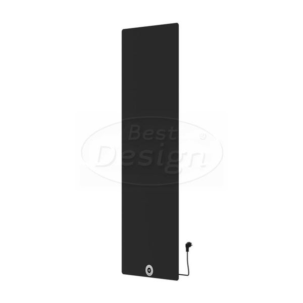 Best-Design "Brenner-Black" Elektrische radiator Mat-zwart 1200W 1800x600mm