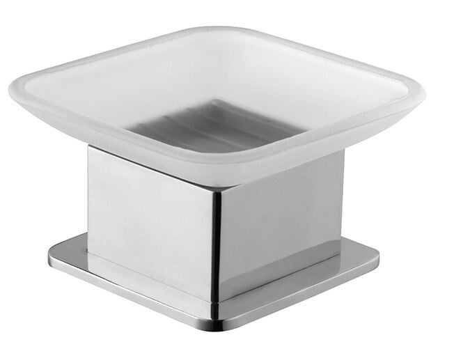 Wiesbaden "Eris" vrijstaande zeepschaal Chroom