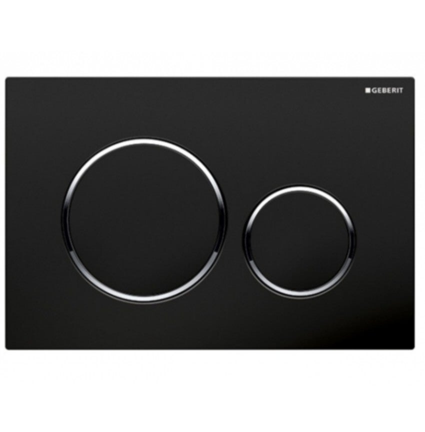 Geberit bedieningsplaat Sigma-20 Type: 115.882.KM1 Glans zwart / Chroom