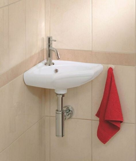 Wiesbaden "One Pack" fonteincombinatie "Trevi" Glans-wit / Chroom