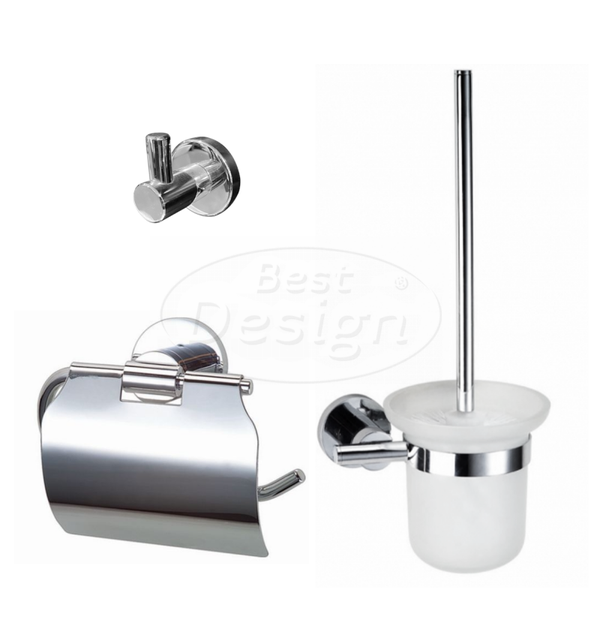 Best-Design One-Pack toilet accessoires set "Rome"
