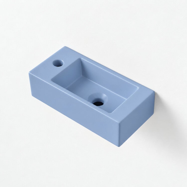 Best-Design "Farnetta" fontein Links 37 x 18 x 9 cm Mat-lichtblauw