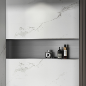 Best-Design "Moya-Elah" inbouwnis 121x28x7 cm Gunmetal