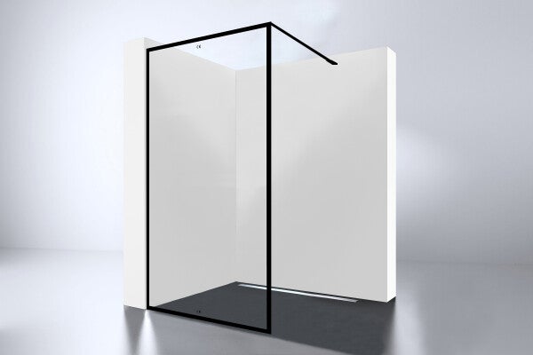 Best-Design "For-You 1000" Zwart inloopdouche Walk-In 1000x2000x8mm