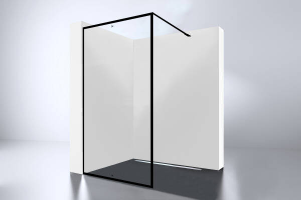 Best-Design "For-You 900" Zwart inloopdouche Walk-In 900x2000x8mm