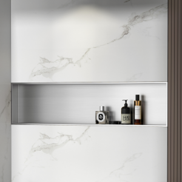 Best-Design "Ore-Elah" inbouwnis 121x28x7 cm RVS