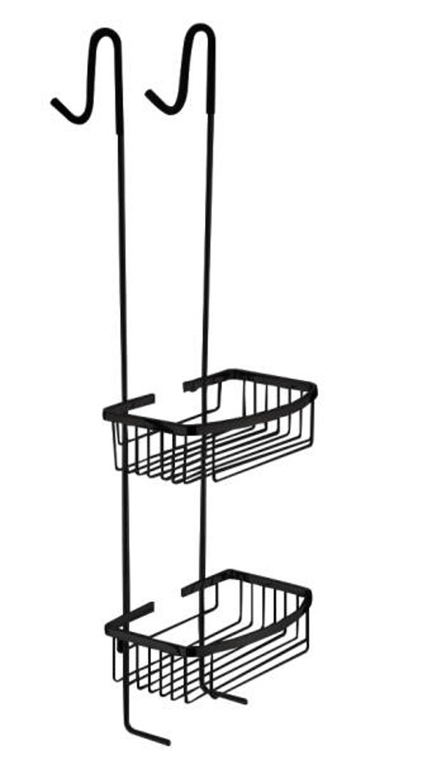 Best-Design "Rome-Steinhof-Nero" ophangrek (doucheregaal) Mat-zwart