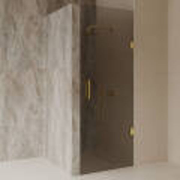 Best-Design 'Dalis-700-Nancy-Mocha' nisdeur NANO 8mm glas