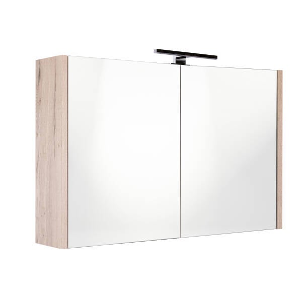 Best-Design "Happy-Halifax" MDF spiegelkast + verlichting 100x60cm