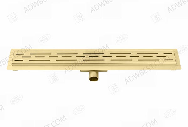 Best-Design "Nancy" douchegoot met flens 70 cm Mat-goud