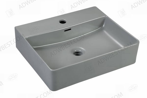 Best-Design "Flaago" wastafel 50,5x42,5x12,5cm Mat-grijs