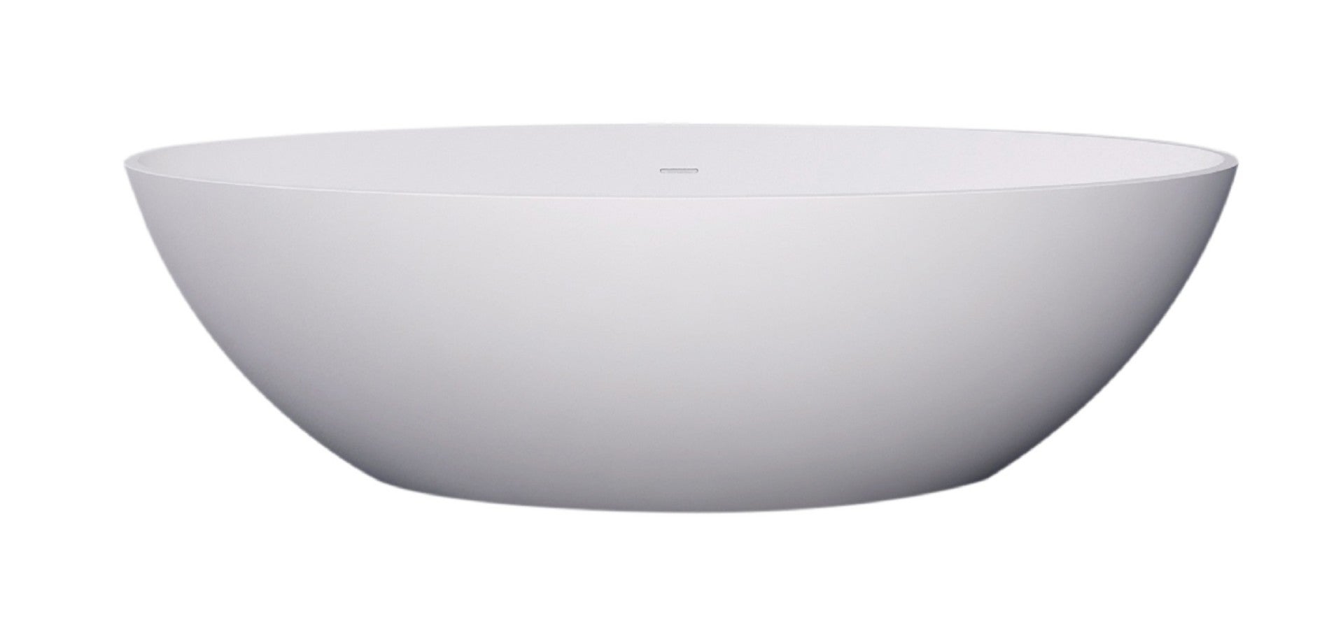 Best-Design "New-Stone" vrijstaand bad "Just-Solid" 180x85x52cm Mat-Wit