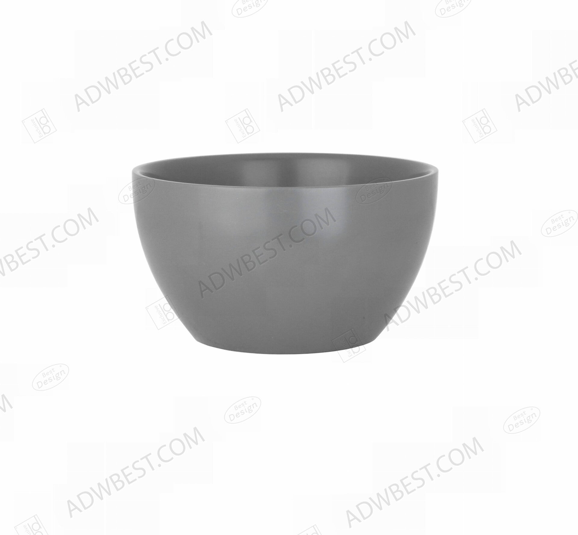 Best-Design "Arezzo" fontein opbouwkom "Just-Solid" Ø 20 cm (Lava) Grijs