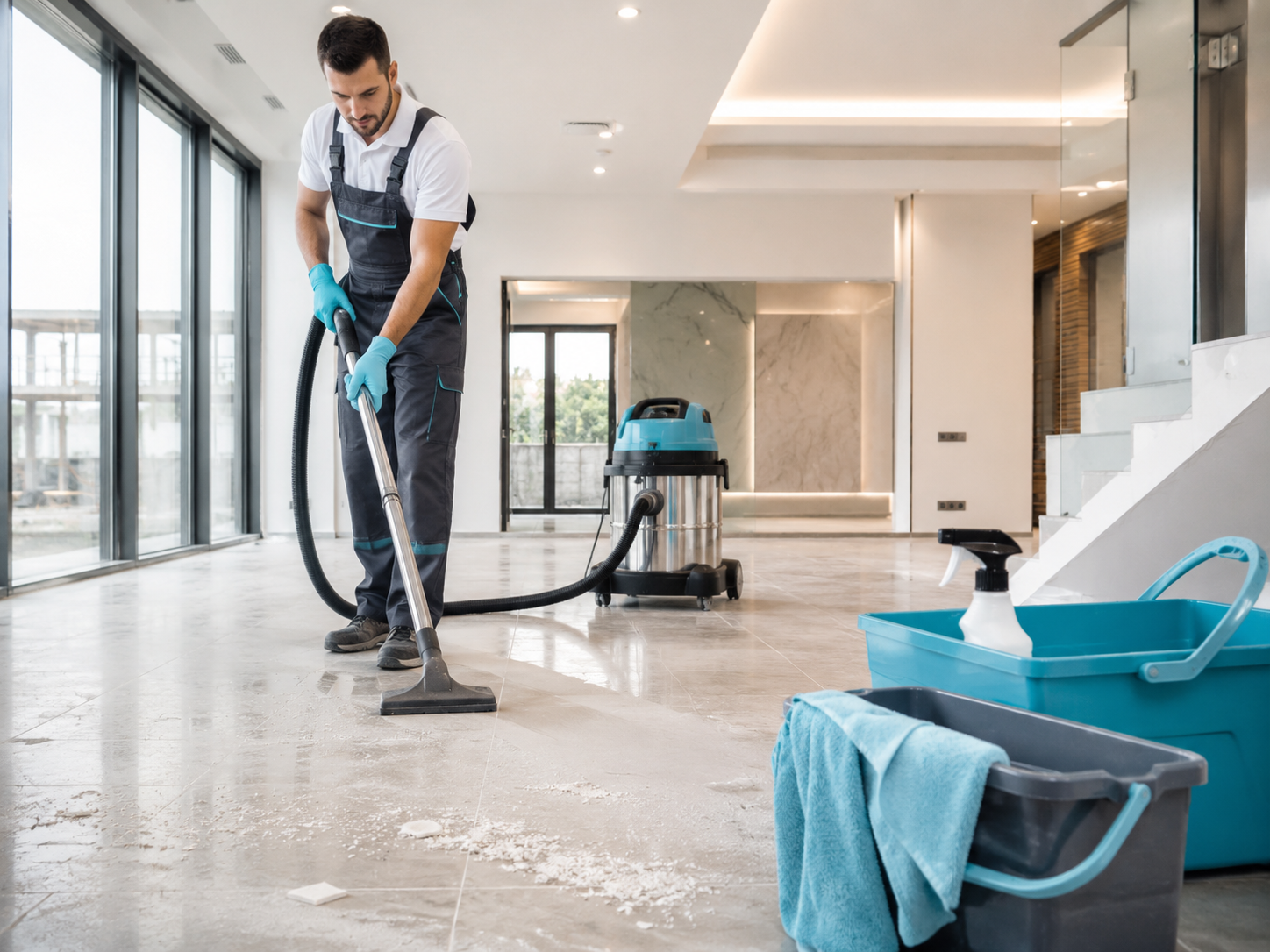 Pulizia professionale post-cantiere