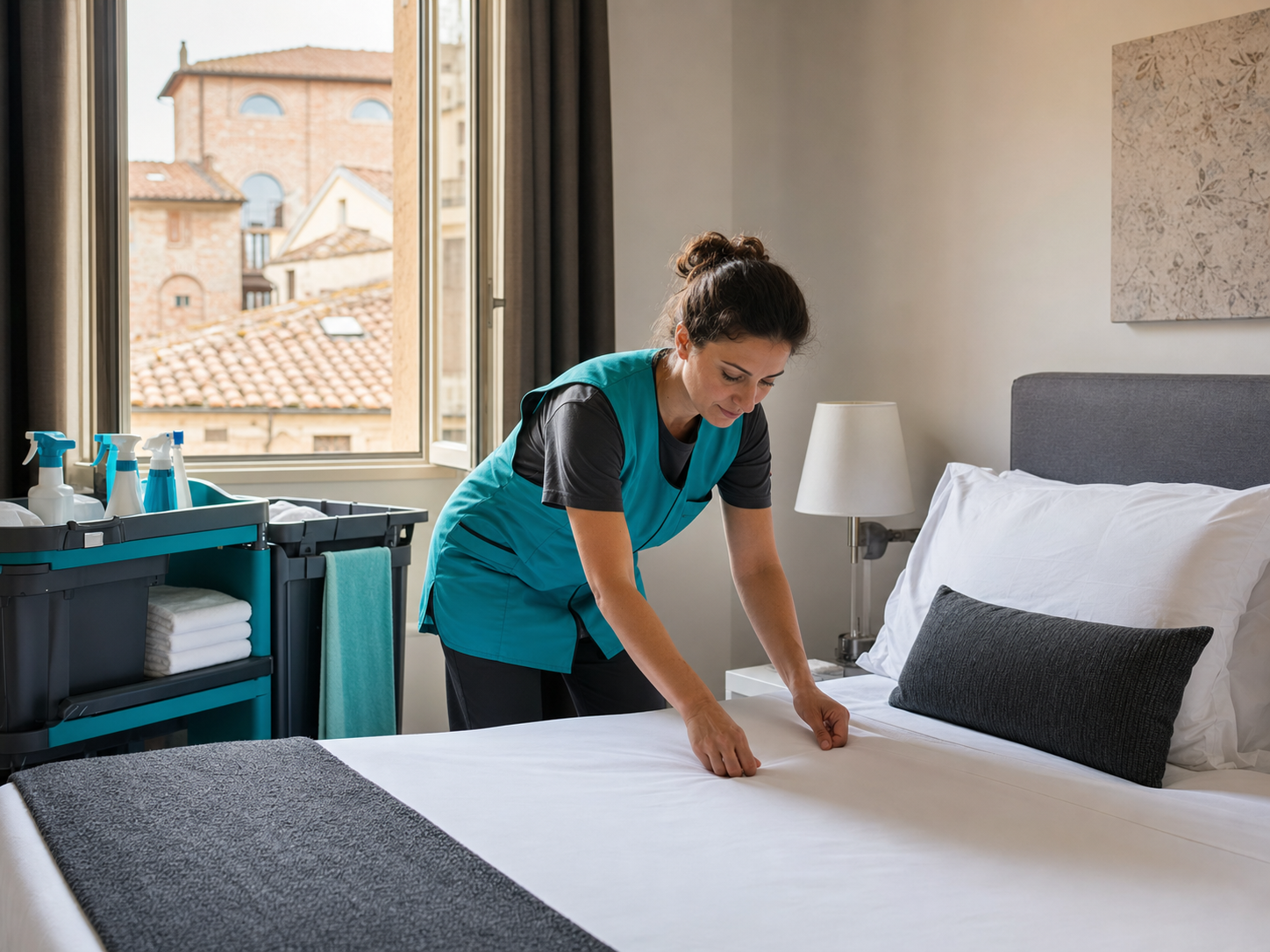 Pulizia professionale di un B&B a Milano