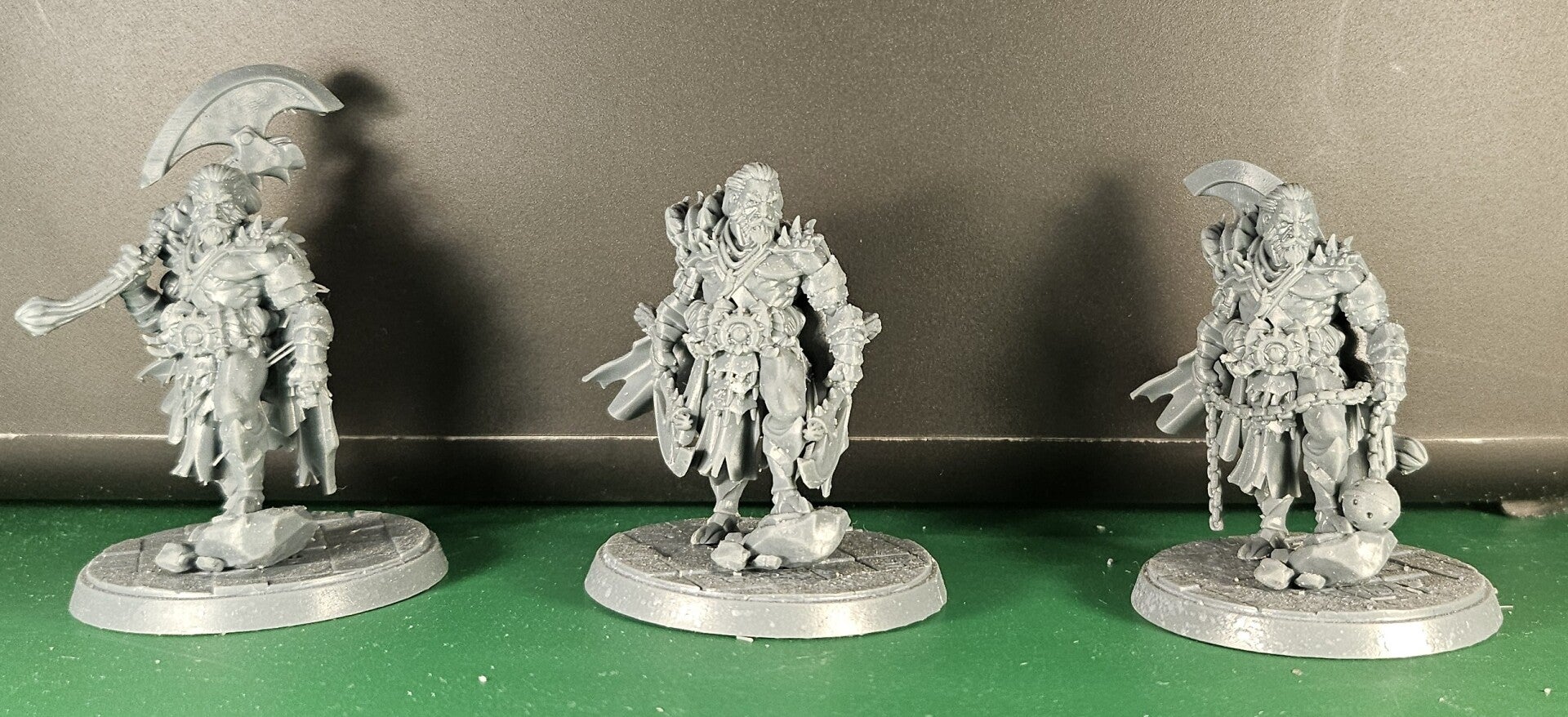 3 x Male Barbarians (Human)