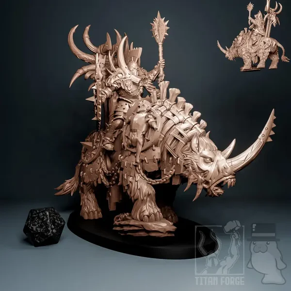 Anguished Lord riding Beast (Powerful Entity)