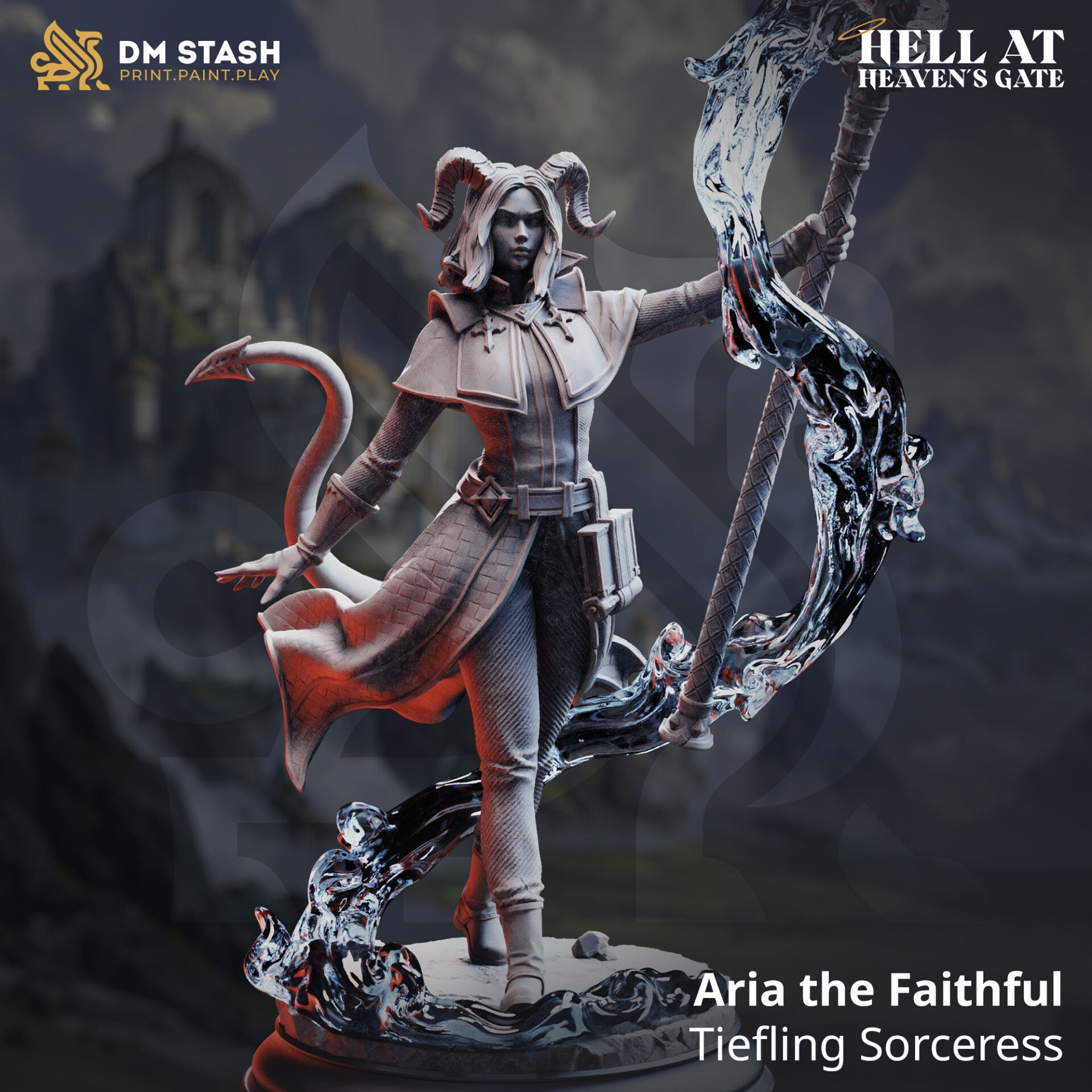 Aria the Faithfull - Tiefling Sorcerer
