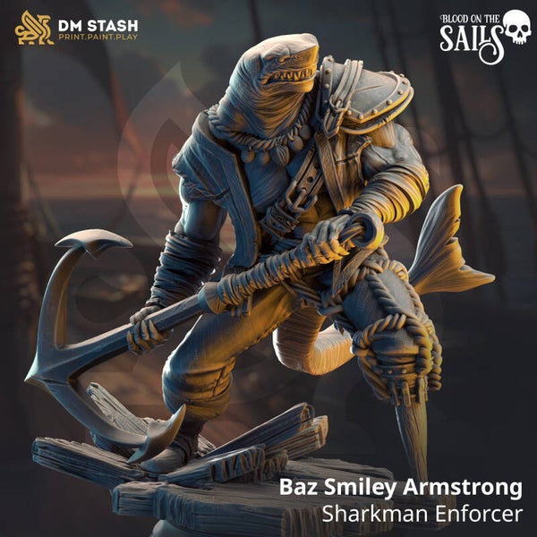 Baz "Smiley" Armstrong - Sharkman Enforcer