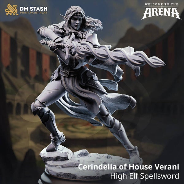 Cerindelia of House Verani - High Elf Spellsword