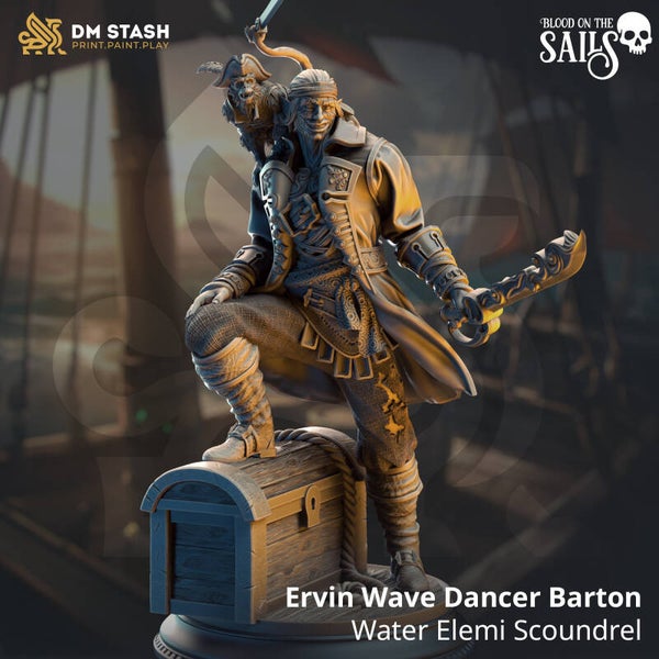 Ervin "Wave Dancer" Barton - Water Elemi Scoundrel