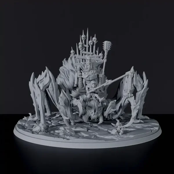 Goblin King riding Giant Spider