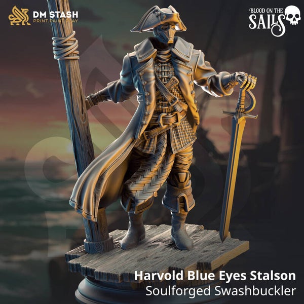 Harvold "Blue Eyes" Stalson - Soulforged Swashbuckler